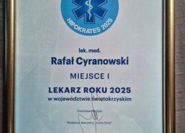 Rafał Cyranowski z tytułem Ortopedy Roku i Lekarza Roku 2025